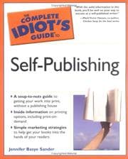 Tapa de The Complete Idiot's Guide to Self-Publishing