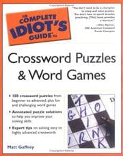 Tapa de The Complete Idiot's Guide to Crossword Puzzles and Word Games