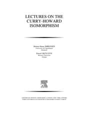 Tapa de Lectures on the Curry-Howard isomorphism