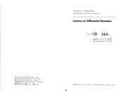 Tapa de Lectures on differential geometry