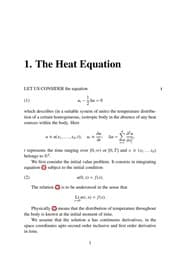 Tapa de Lectures on diffusion problems and partial differential equations