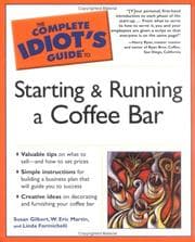 Tapa de The complete idiot's guide to starting and running a coffee bar