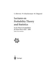 Tapa de Lectures on Probability Theory and Statistics