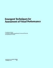 Tapa de Emergent Techniques for Assessment of Visual Performance