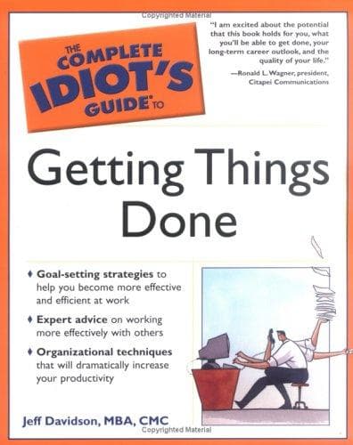 Tapa de The Complete Idiot's Guide to Getting Things Done