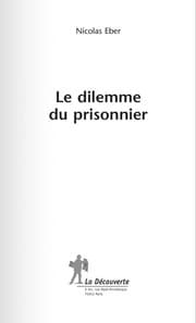 Tapa de Le dilemme du prisonnier