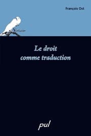 Tapa de Le droit comme traduction