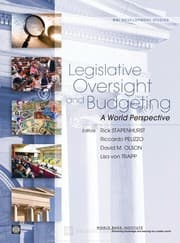 Tapa de Legislative oversight and government accountability