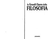 Tapa de Le grandi opere della filosofia