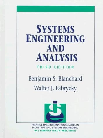 Tapa de Systems engineering and analysis