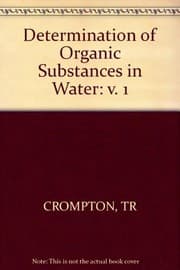 Tapa de Determination of organic substances in water