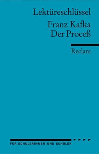 Tapa de Franz Kafka, Der Process