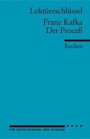 Tapa de Franz Kafka, Der Process