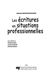 Tapa de Les écritures en situations professionnelles