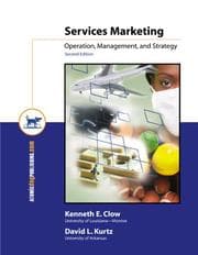 Tapa de Services Marketing