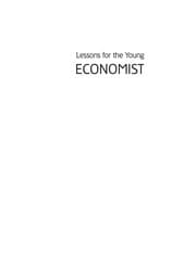 Tapa de Lessons for the young economist