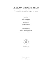Tapa de Lexicon Gregorianum
