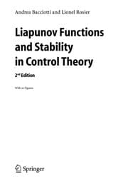Tapa de Liapunov functions and stability in control theory