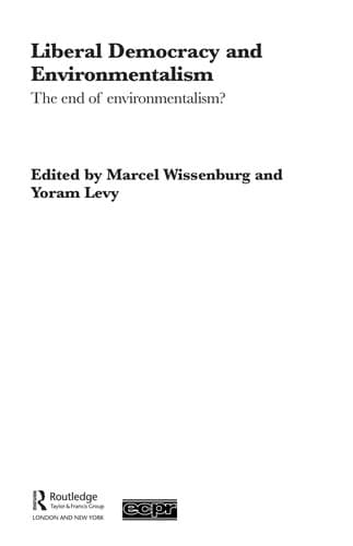 Tapa de Liberal democracy and environmentalism