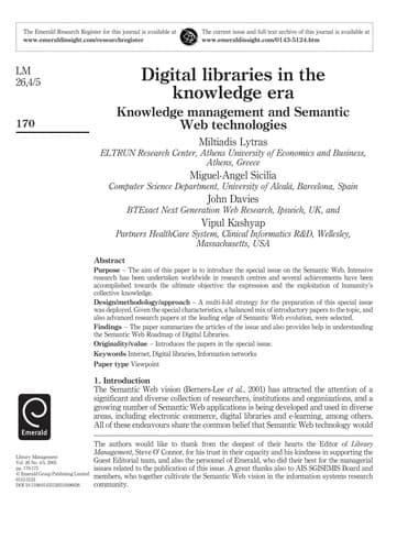 Tapa de The semantic web