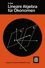 Tapa de Lineare Algebra für Ökonomen