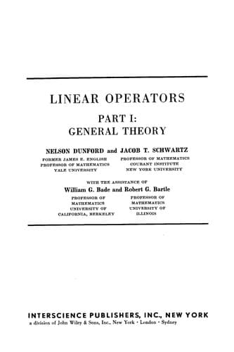 Tapa de Linear operators.