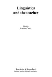 Tapa de Linguistics and the teacher