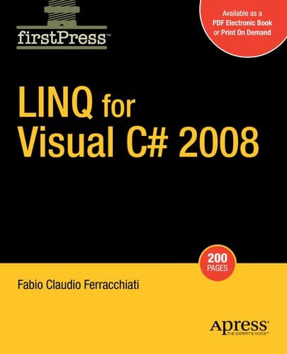 Tapa de LINQ for Visual C# 2008