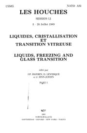 Tapa de Liquides, cristallisation et transition vitreuse =