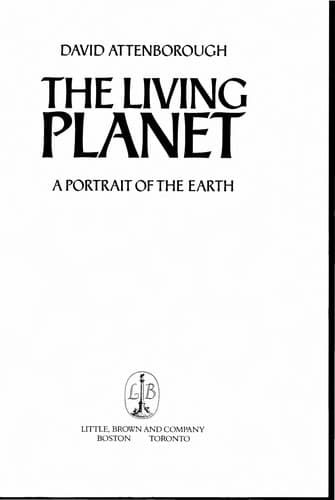 Tapa de The Living Planet