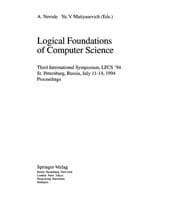 Tapa de Logical foundations of computer science