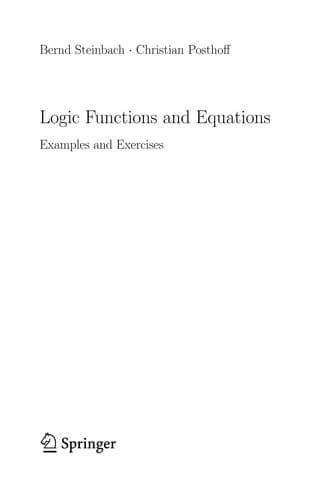 Tapa de Logic Functions and Equations