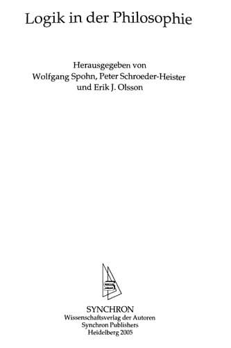 Tapa de Logik in der Philosophie