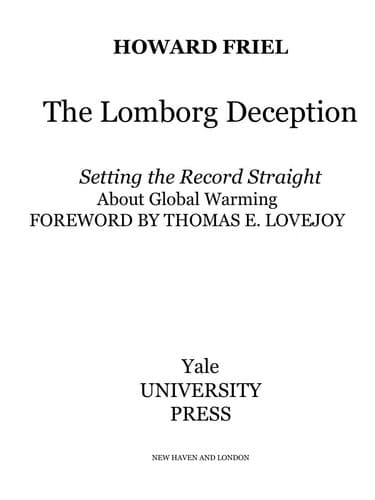 Tapa de Lomborg's deception