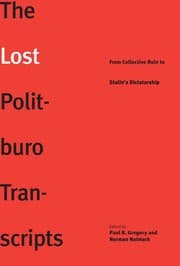 Tapa de The lost Politburo transcripts