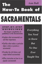 Tapa de How to Book of Sacramentals