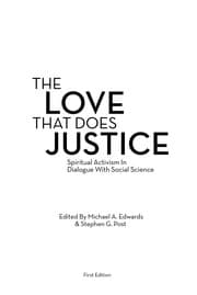 Tapa de The love that does justice