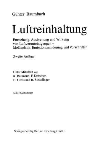 Tapa de Luftreinhaltung