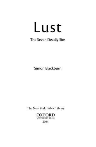 Tapa de Lust