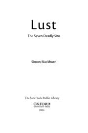 Tapa de Lust