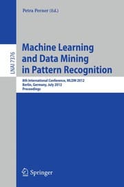 Tapa de Machine Learning and Data Mining in Pattern Recognition