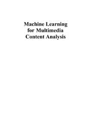 Tapa de Machine learning for multimedia content analysis