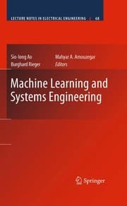 Tapa de Machine Learning and Systems Engineering