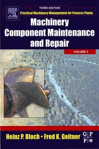 Tapa de Machinery component maintenance and repair
