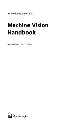 Tapa de Machine Vision Handbook