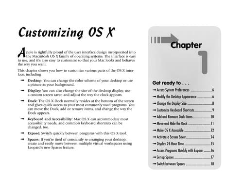 Tapa de Mac OS X Leopard just the steps for dummies