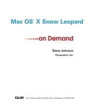 Tapa de Mac OS X Snow Leopard on demand