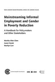 Tapa de Mainstreaming informal employment and gender in poverty reduction