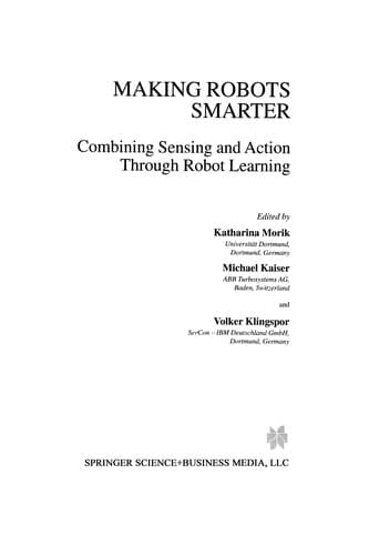 Tapa de Making Robots Smarter