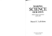 Tapa de Making science our own